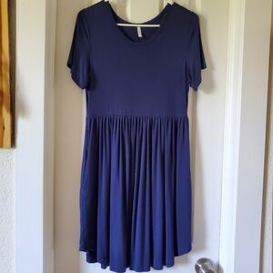 3/$15 Blue Skater Dress